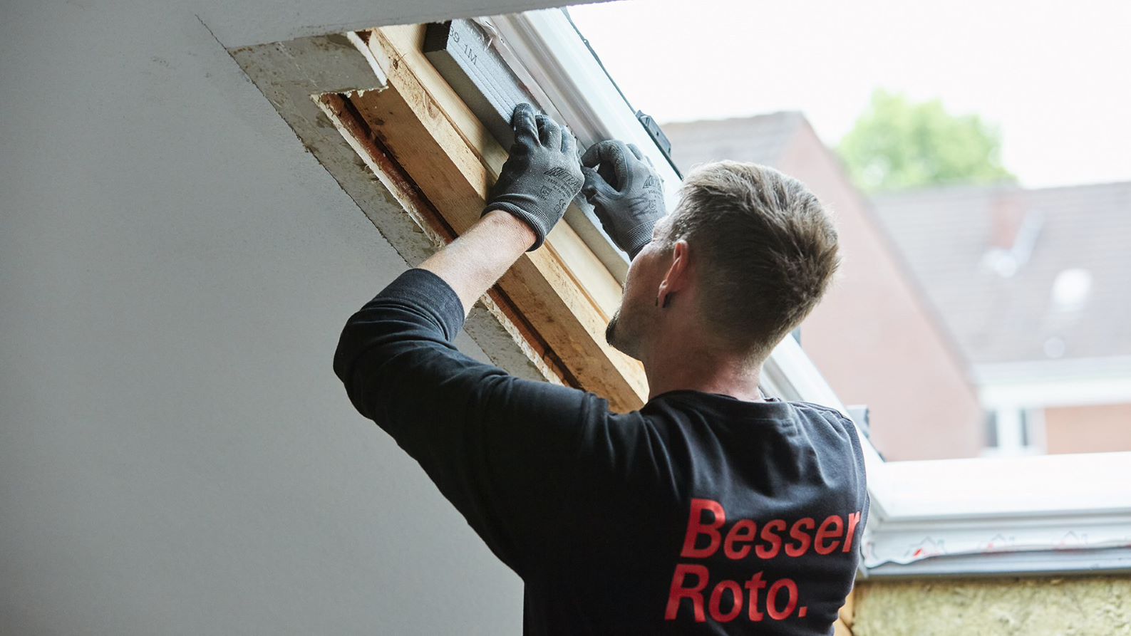 Dach neu decken Roto Dachfenster